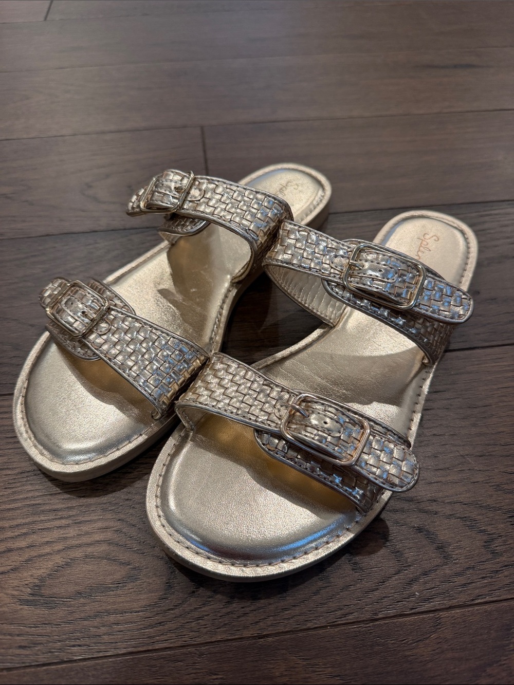 Splendid Women's Syara Flat Metallic Gold Size 8.5 - C36-058